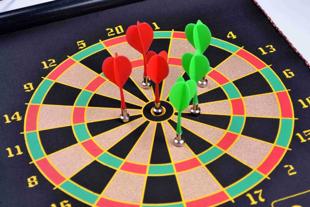 12 Inch Safety Dart Board With 6 Dart Board Indoor