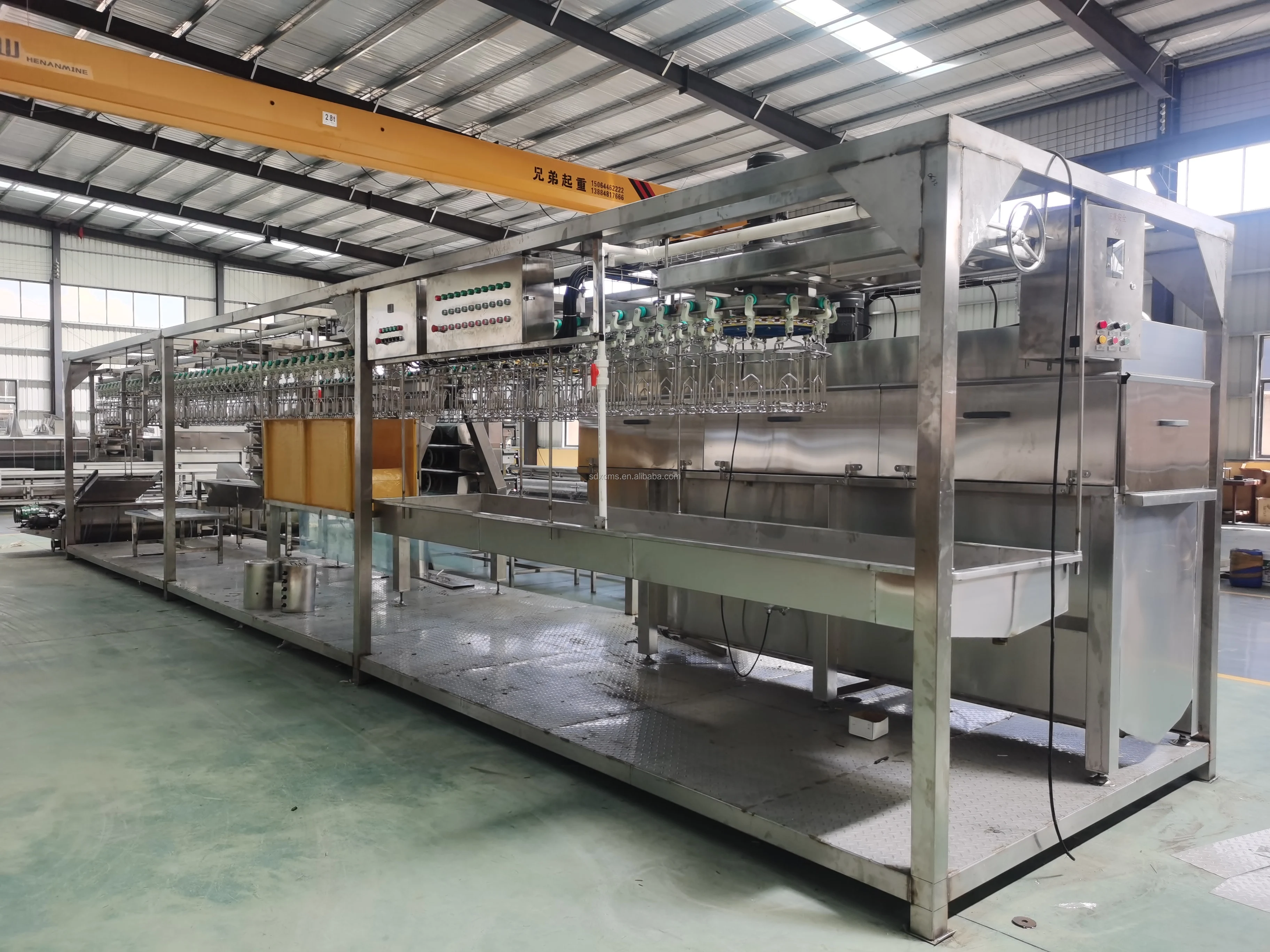 Halal Slaughter Machine Essential Equipment for Chicken Care New Type 300-1000bph Plucker Slaughtering Equipment Core Motor