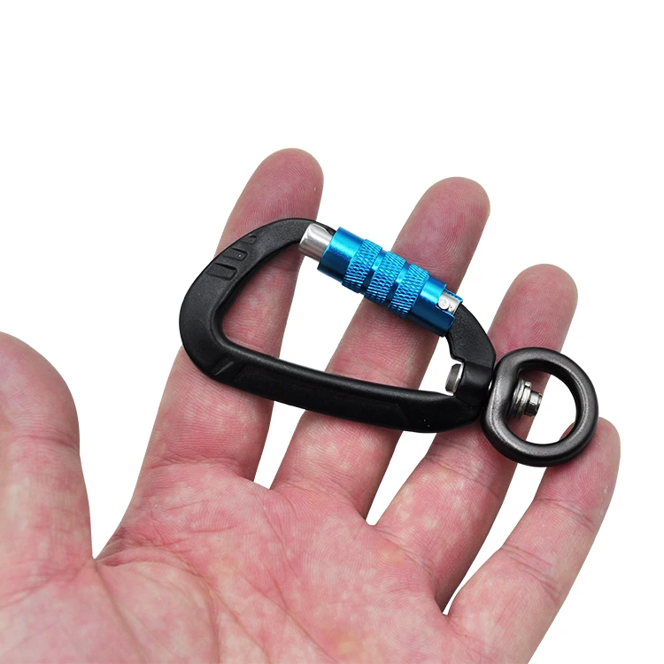 Keychain Hook Keyring Double End Snap High Quality Yoga Hammock Jewelry Chain Rock Climbing Swivel Key Mini Carabiner Clip