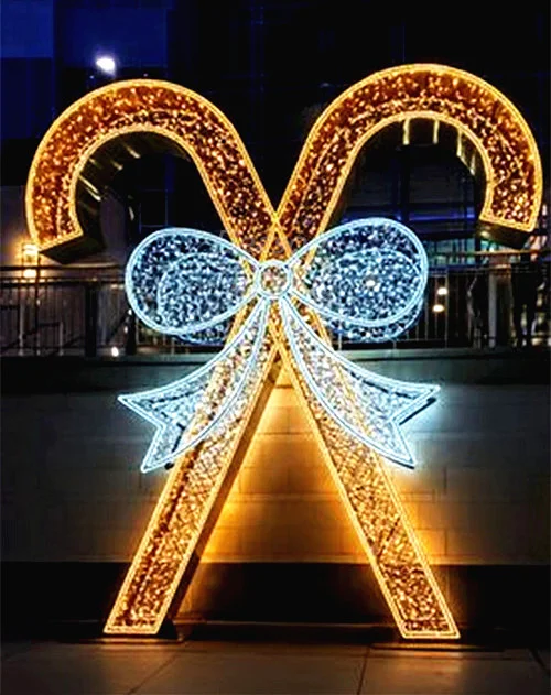 Giant Led Christmas Candy Cane Lighting Outdoor Ornaments Led Candy
