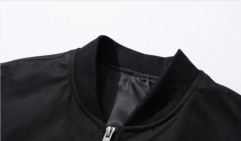 Men's Bomber Jacket Varsity Style Embroidered Winter Coat_voghion.com