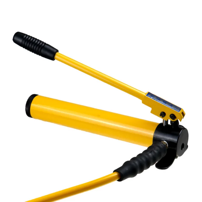Manual Hydraulic Pump with Pressure Gauge 2-Speed Power Pack for Hydraulic Lifting High Efficiency Hand Pump