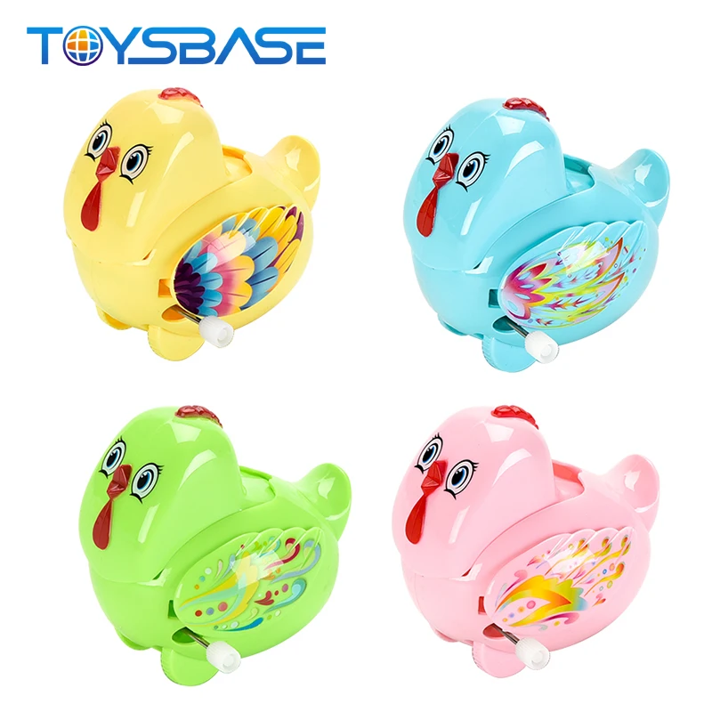 
 Оптовая продажа, забавная пластиковая мини-игрушка-Цыпленок, заводное животное  