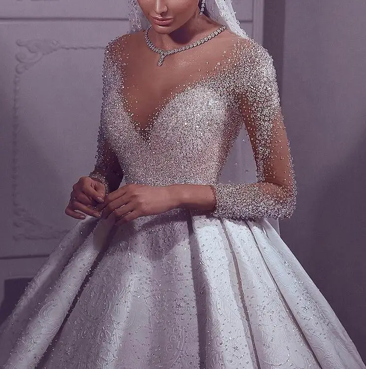 Платье с глиттером свадебное