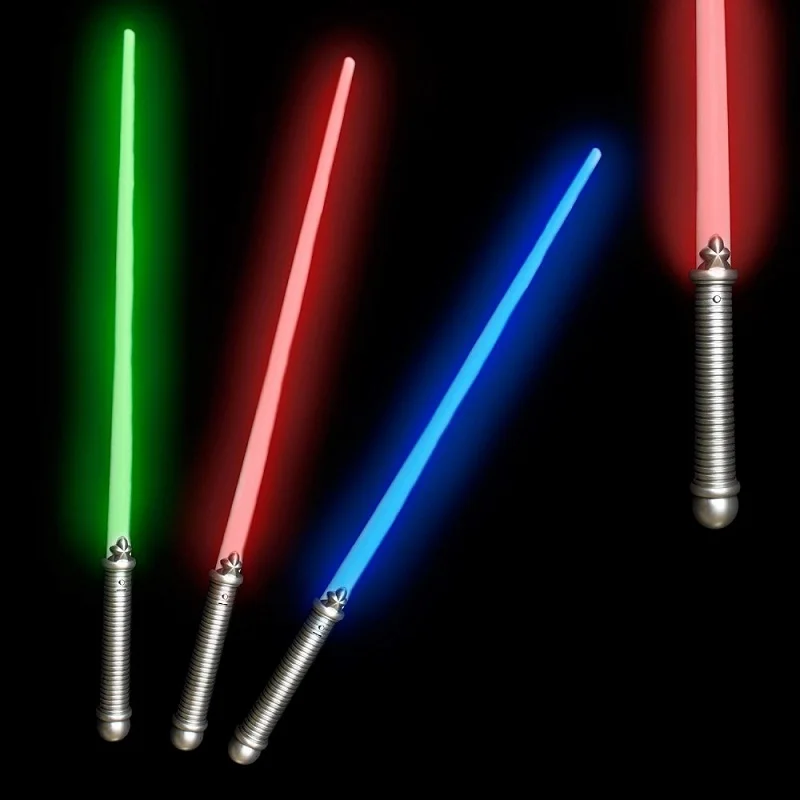 Themed Party Light Up Toy Led Telescoping Colorful Lightsaber Star ...