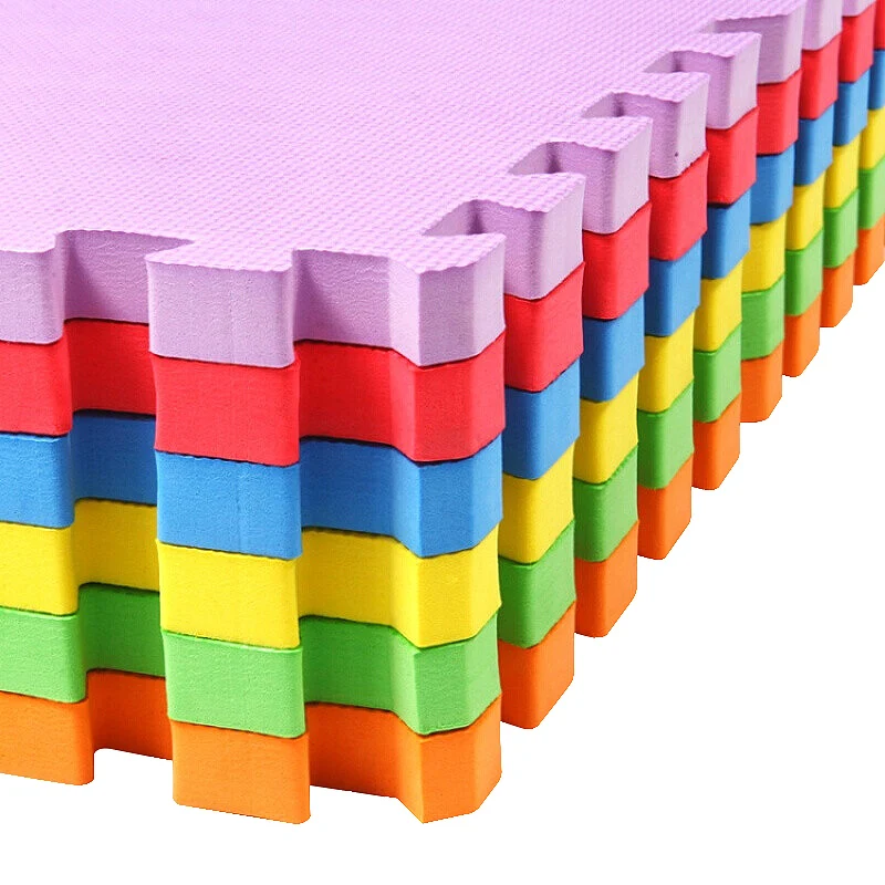 Multicolored Comfortable Baby Playmat Soft Foam Folding Indoor Mat