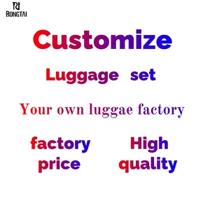 Custom Fashionable Travel Trolley Suitcase with Anti-Theft Features New Zipper 4 Spinner 360 Degree Wheels Carry-On Luggage