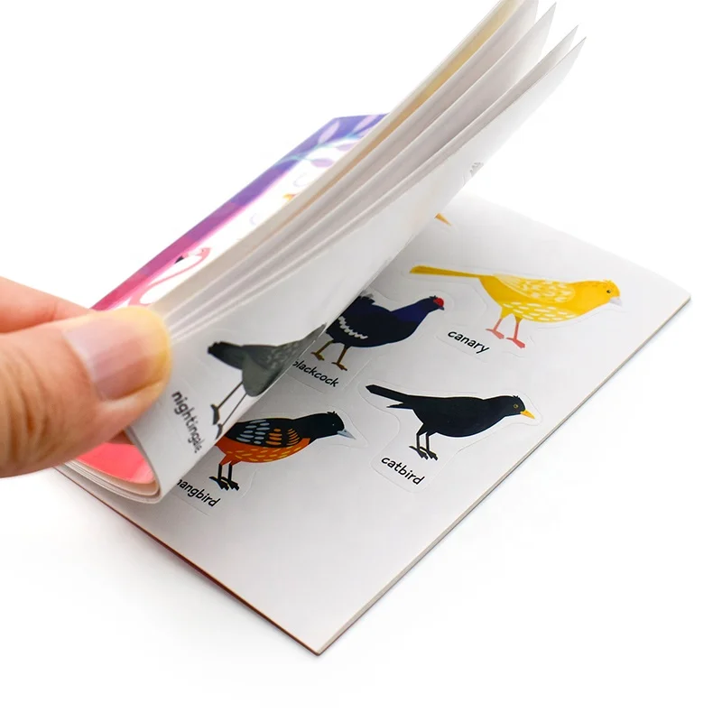 Многоразовая декоративная мини-наклейка с птицами на заказ для скрапбукинга