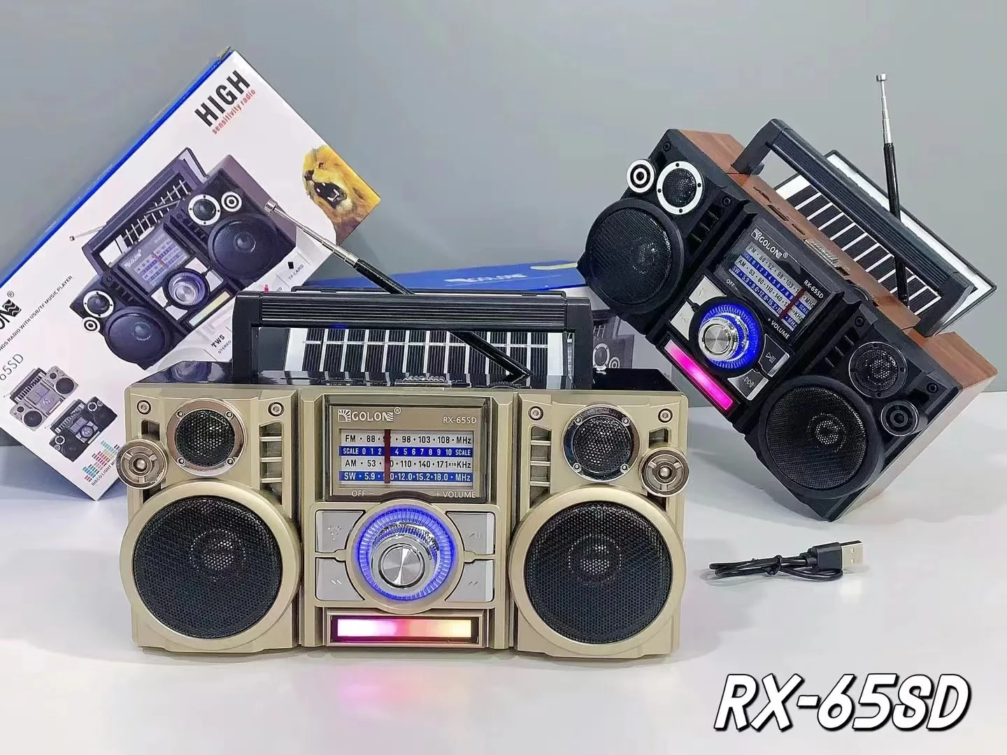 Vintage Radio Retro Bluetooth Speaker Redwingy Speaker Bluetooth