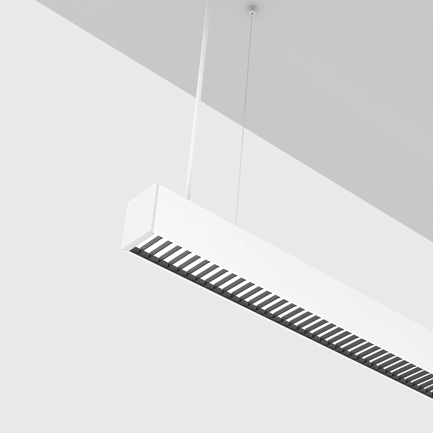 Современный линейный светодиодный подвесной светильник для офиса магазина супермаркета 20 Вт 40 60 180