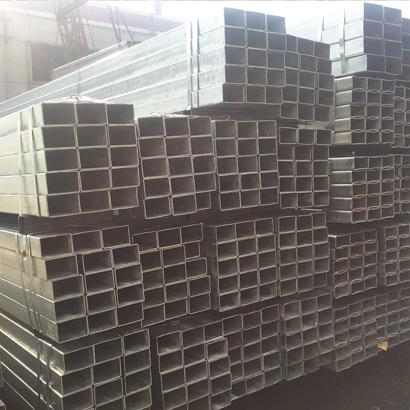 ASTM DIN GB JIS Square Galvanized Steel Tube Galvanized Pipe Rectangular Pipe