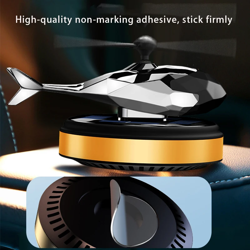 Figurine Décorative Avion Jaune – Pour Tableau De Bord Voiture Ou Bureau, Solaire Anti-vibration