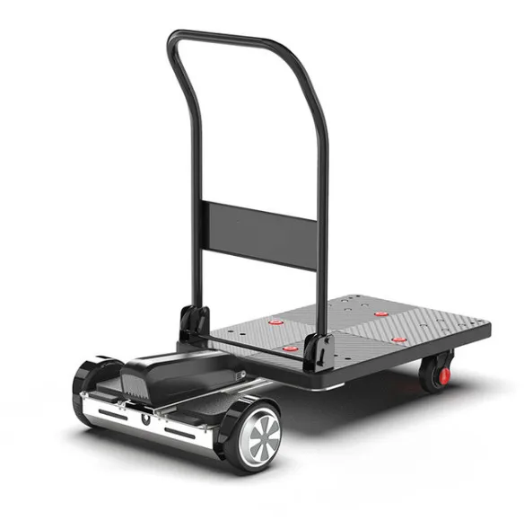 Intelligent Trolleys Four Wheels Electrical Platform Cart Warehouse ...