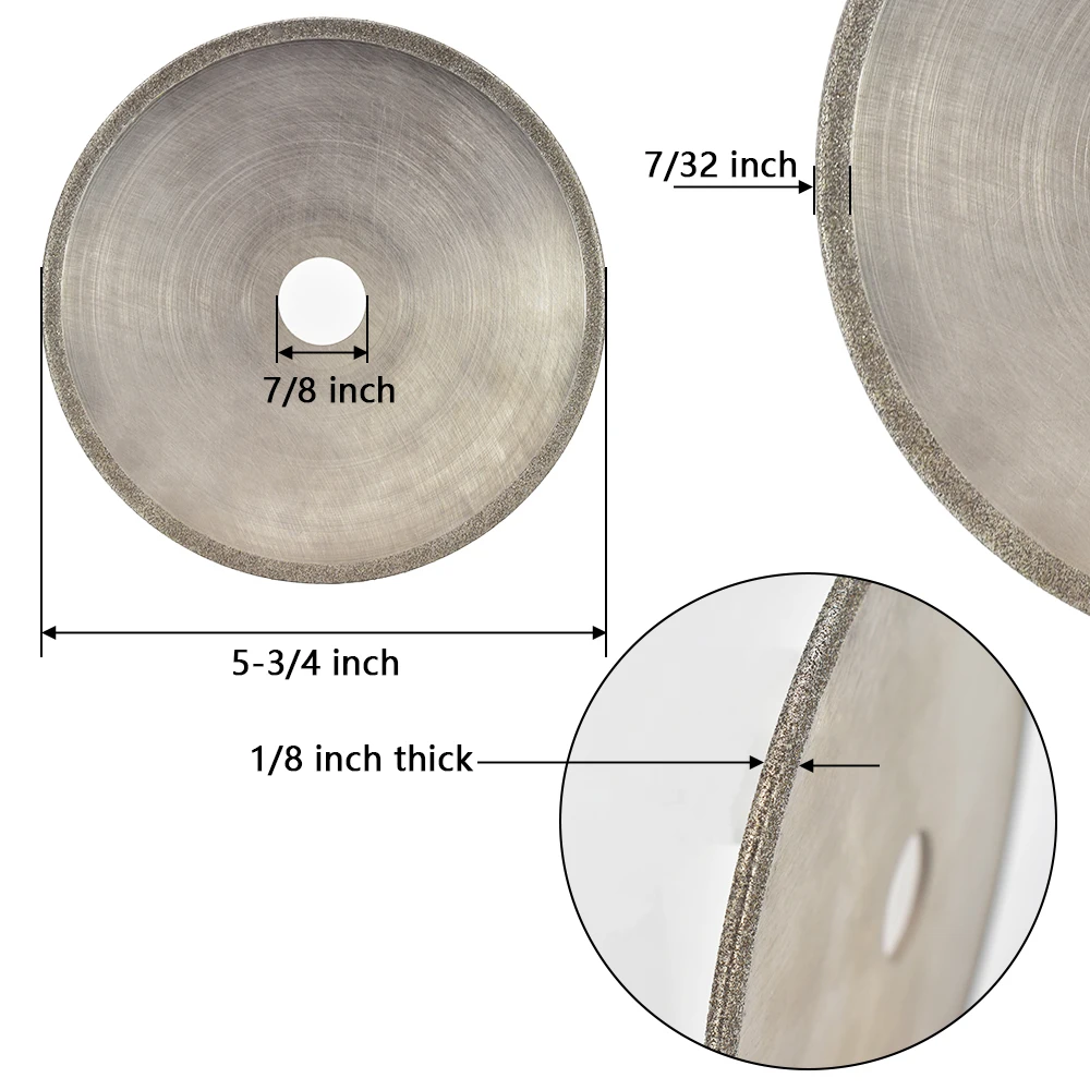 Scottchen Cbn Plated 53/4 X 1/ Inch Chainsaw Grinding Wheel Cbn