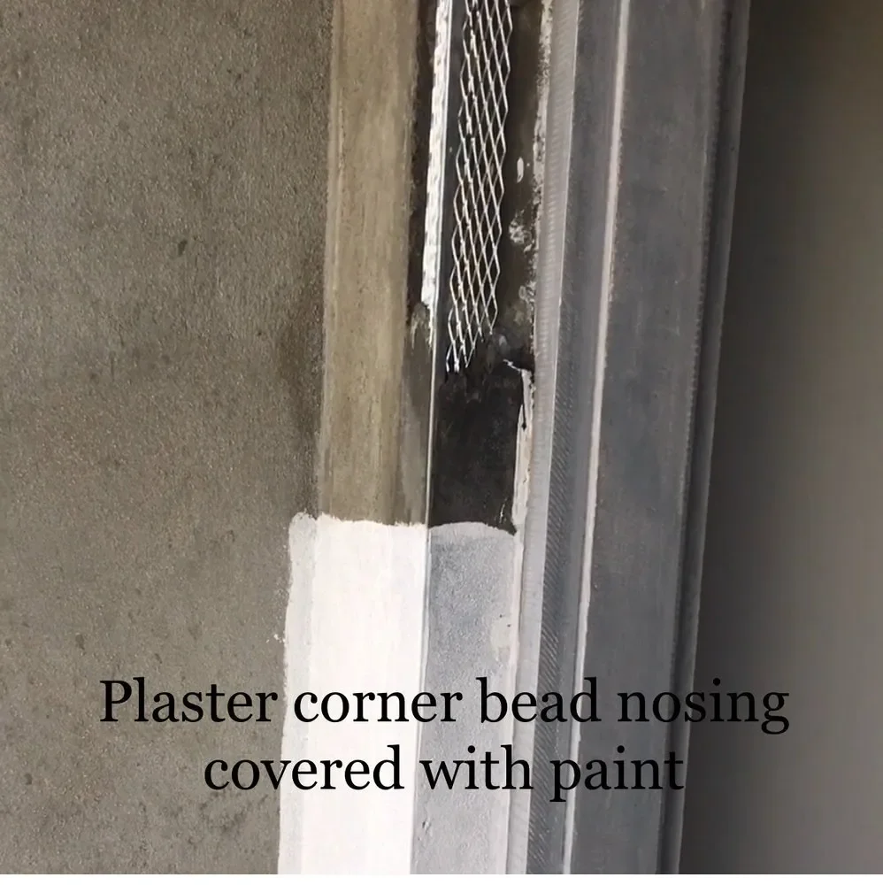 Galvanized Steel Plaster Stop Bead Drywall External Corner Bead Protect