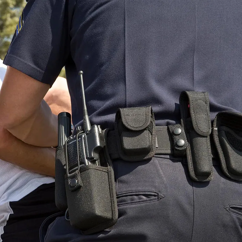 Heavy Duty Adjustable Modular Equipment Security Utility Tactical Belt with Components Pouches Bags Holster for Security Hunting