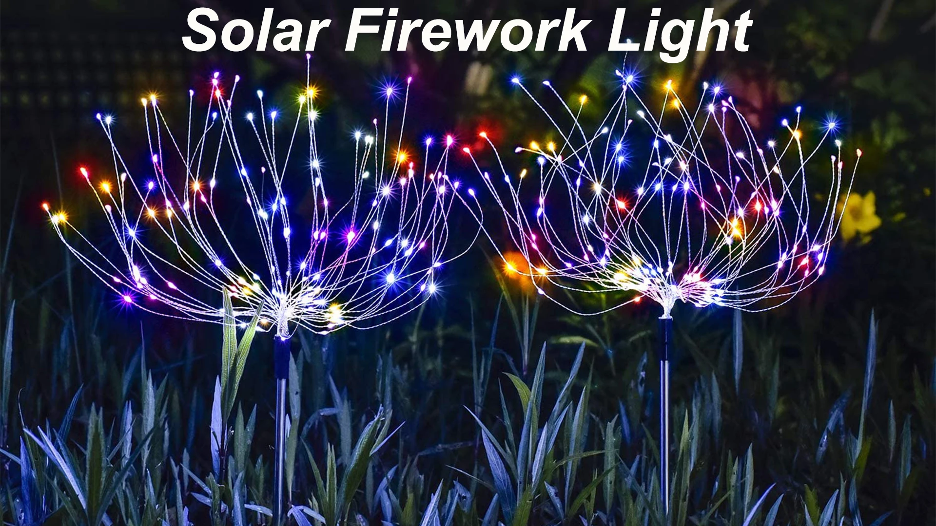 Suspended Solar Firework Light 360/480 Led Star Burst Light Outdoor Waterproof 8
