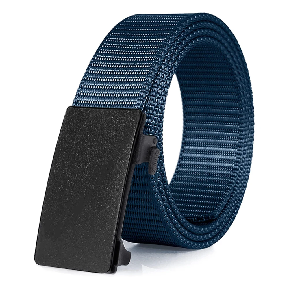 High Quality Ratchet Tactical Belts for Men Nylon Web Men Casual Belt for Jeans Pants Adjustable Belt with Slide Buckle