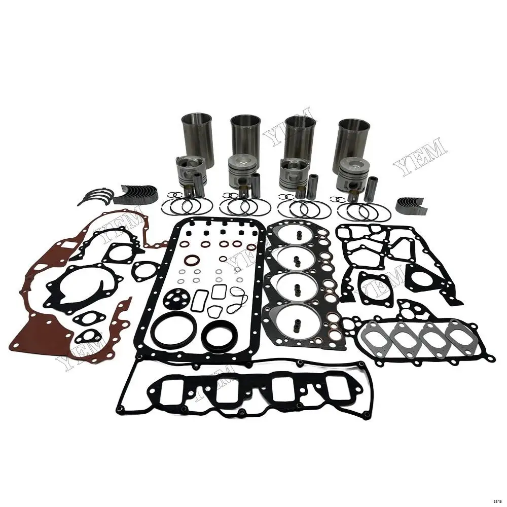 BD30 Repair Kit With Piston Rings Liner Cylinder Gaskets Bearings for Nissan