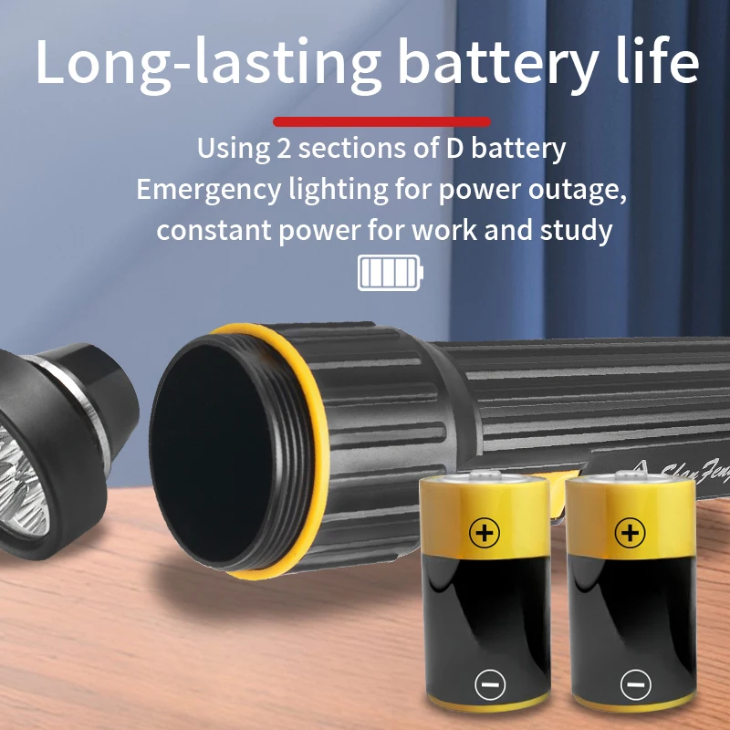 LED Energy-Saving Strong Light Flashlight Household Power Outage Emergency  Outdoor Disaster Relief and Rescue - China Dry Battery Flashlight, LED  Flashlight