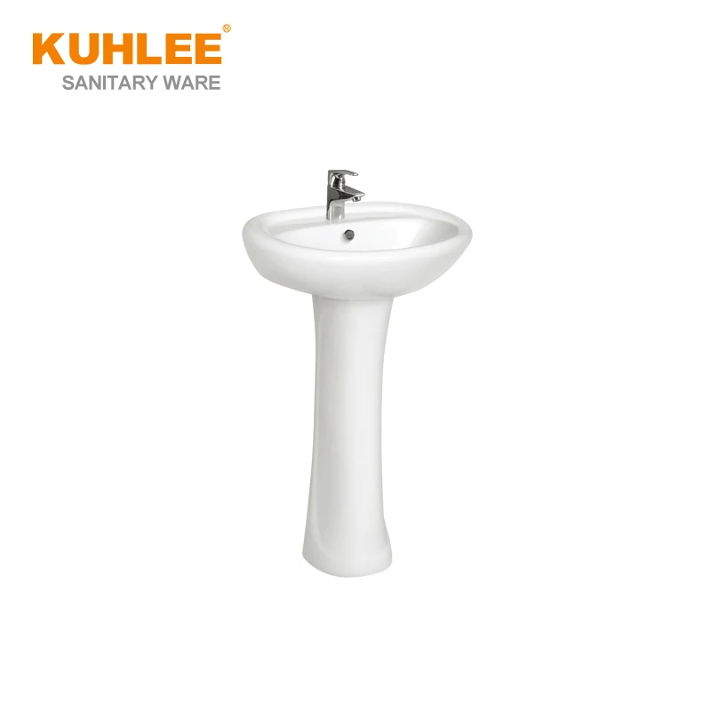 Cheap Price Washdown One Piece Toilet Pedestal Basin Ceramic Bathroom Sets Suite Sanitary ware