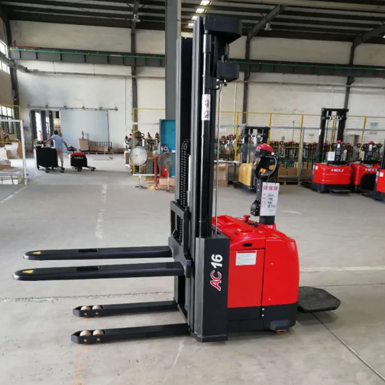Electric Stacker 1t CBS10J Pallet Reach Stacker Battery Forklift