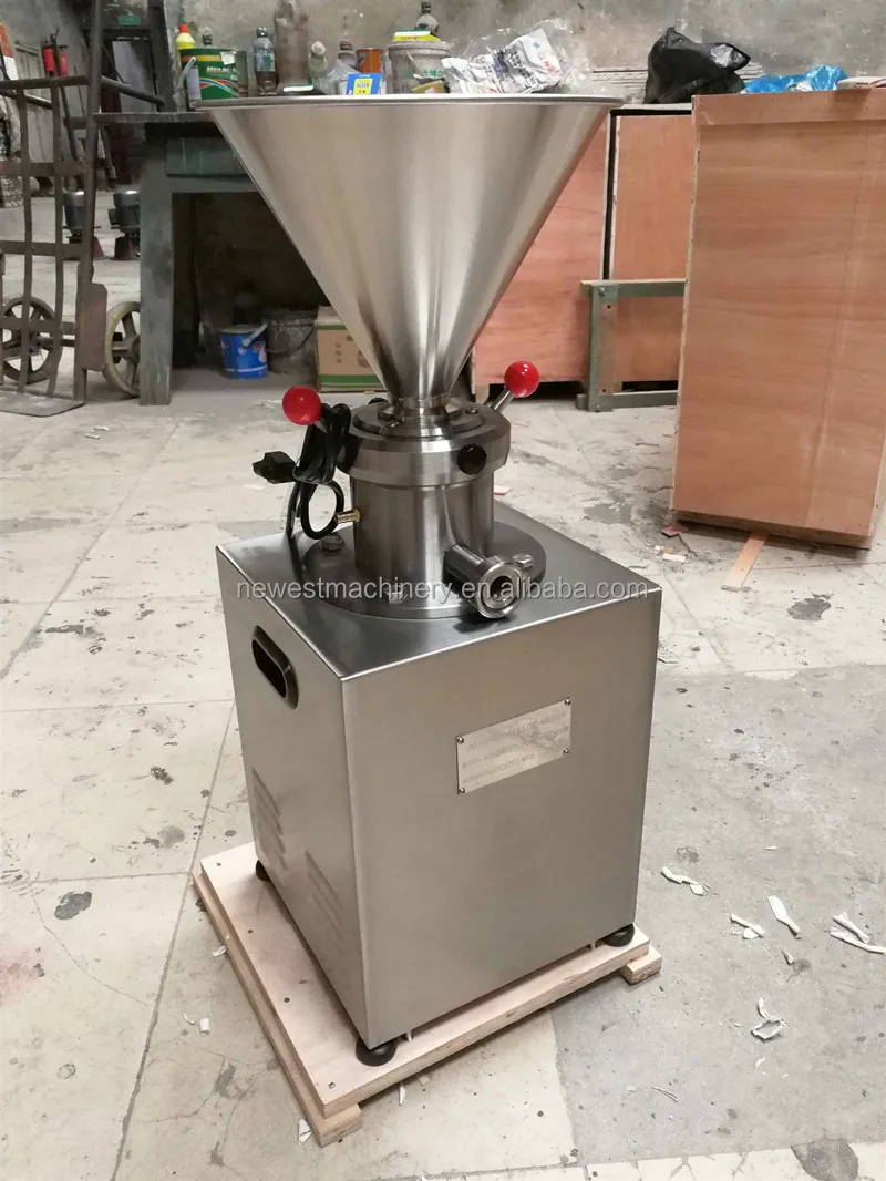 304 Stainless Steel Automatic Nuts Paste Making Machine Colloid Mill