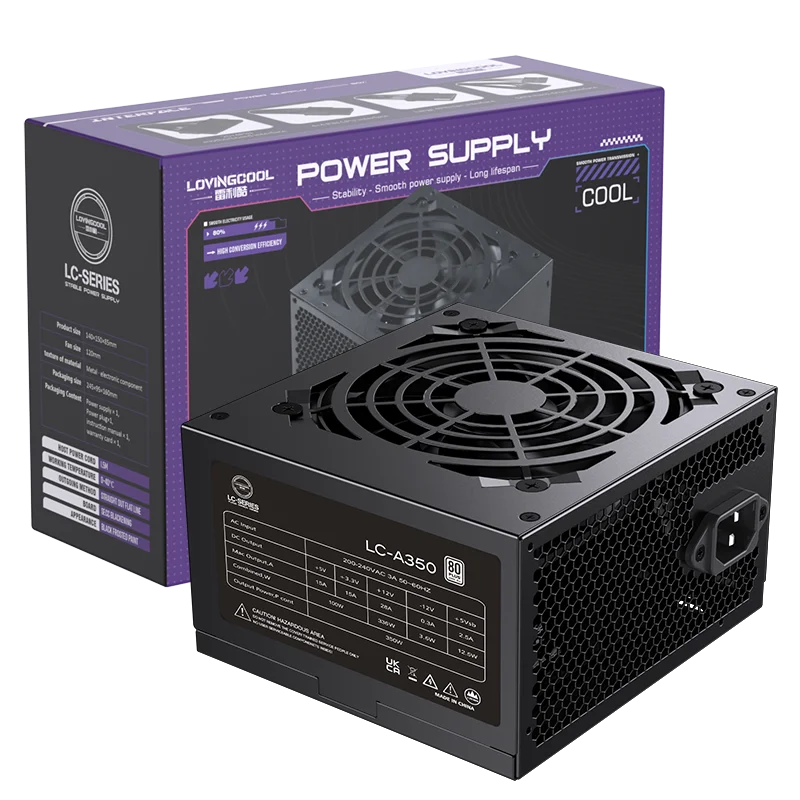 Nilox 450W ATX Power Supply - Silent 120mm Fan For PC, With Multiple Connectors