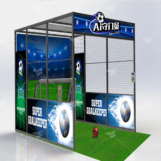 Домашняя игровая площадка Pokiddo интерактивный спортивный батут аттракционы футбольная игра интеллектуальный футбольный робот