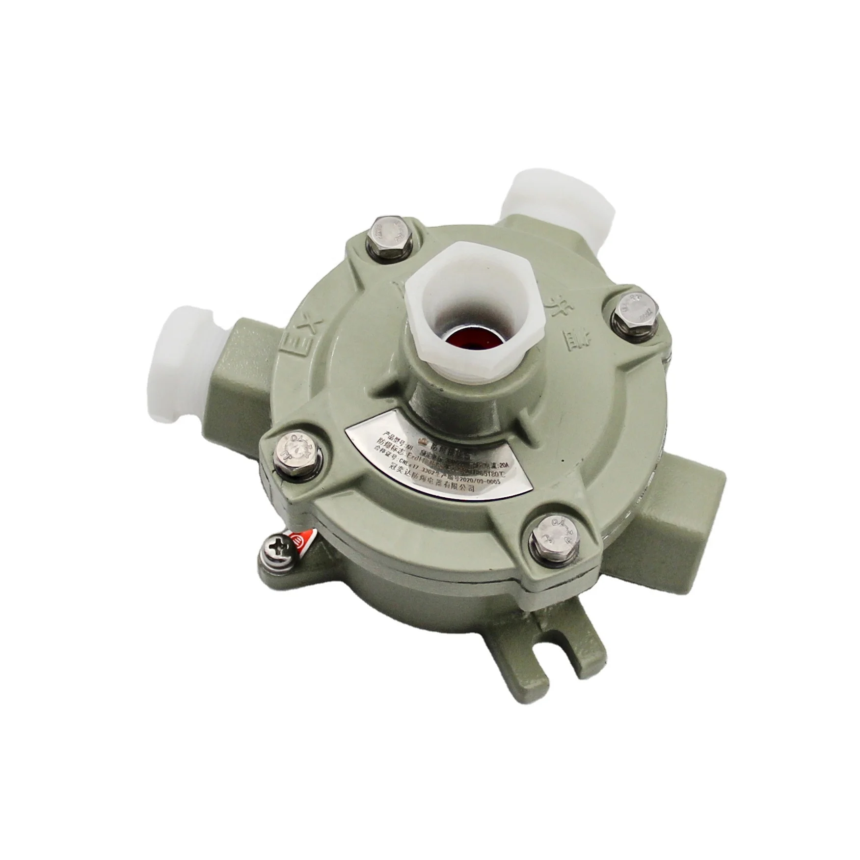 ATEX IP65  High Quality Explosion Proof Junction Box Terminal Box AH Series 1 2 3 4 Way Entry