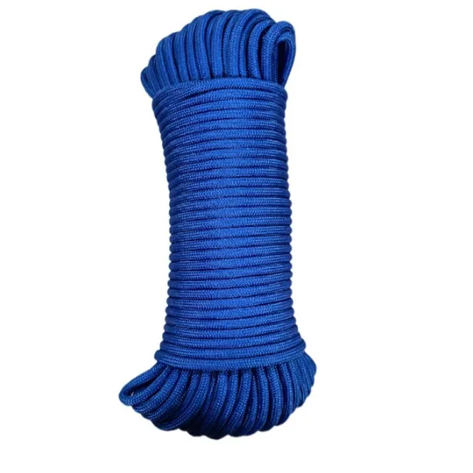 Weiches Seidenseil 8 Mm, 10 M – Geflochten, Gedreht, Aus Polyester, Für Dekoration, Camping, Marine
