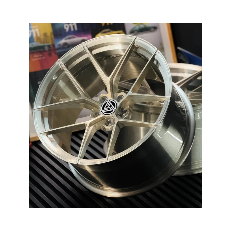XINLAI Custom Deep Concave Brushed 1-Piece 18 19 20 21 22 Inch 5x114.3 5x108 5x120 Forged Wheels for BMW Audi Infiniti Mercedes - Image 4