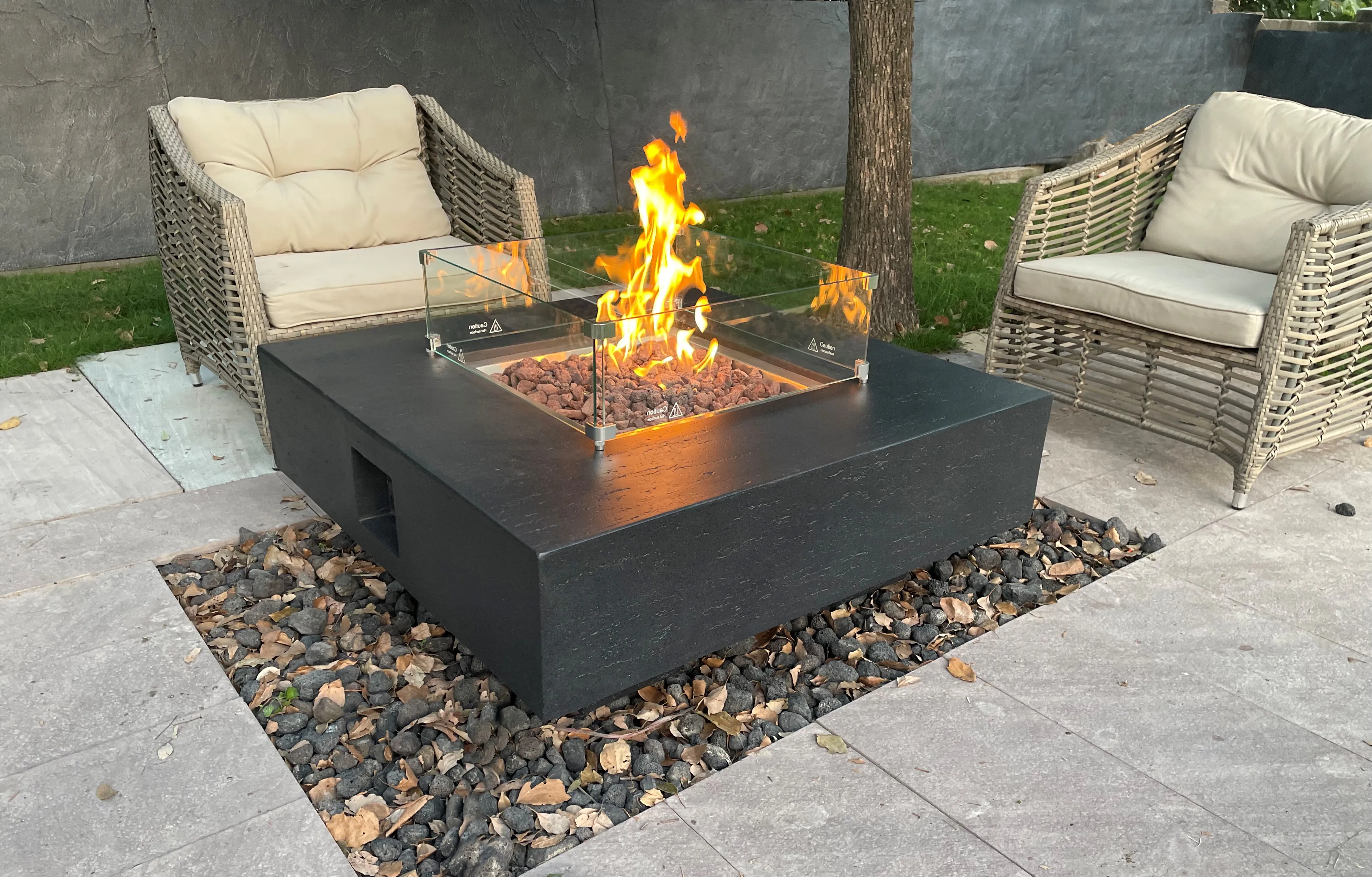 Grc Outdoor Fire Pit Table Backyard Concrete Fire Pit Buy Core