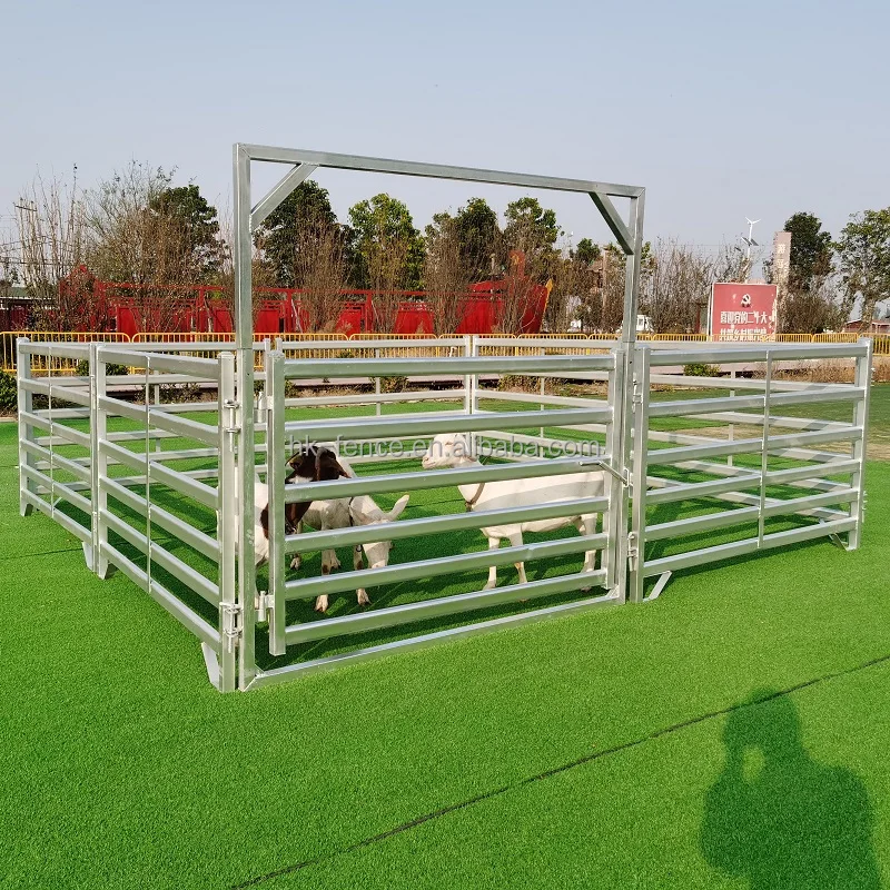 Custom Any Size Portable Corral Panels to Be Used for Horse Sheep Goat Temporary Stalls Horse Corral Panels