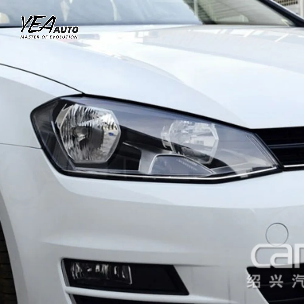 product car headlight glass lampshade cover lens for vw for cross golf head light lens cover 2009   2013 headlights cover-7