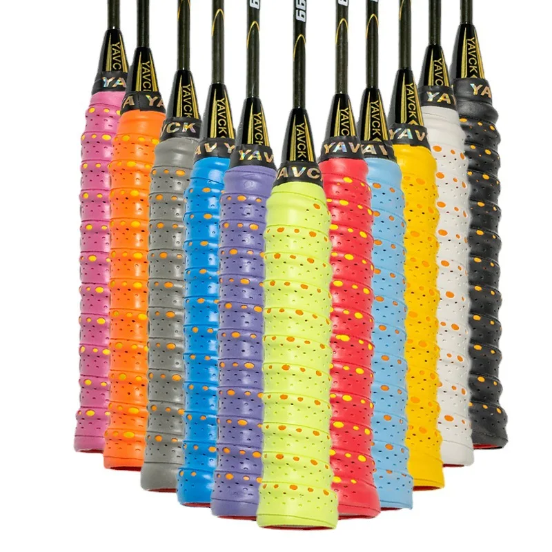Wholesale Double Colorful Badminton Overgrip PU Material Anti