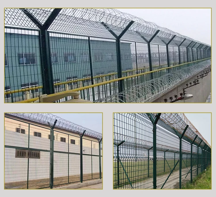 Hot Dip Galvanized Powder Coated 358 Anti Climb Security Fence Prison Security Mesh Panel For 2311