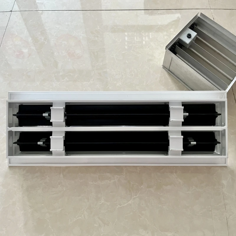 Diffuser Rack For Fan 7 Slot Linear Diffuser Neck Width 315mm Home Air Supply Grille Vents ...