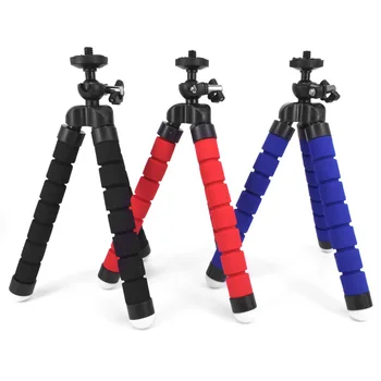 Kaliou Mini Flexible Portable Sponge Octopus Tripod Stand Phone Holder for Mobile Phone and Gopros Camera Accessory detail image