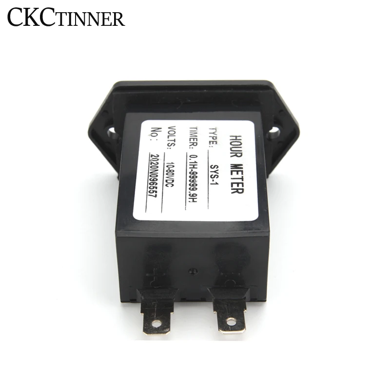 SYS-1 6 цифр DC 10-80V AC 100-250 В час метр цифровой промышленный полный Герметичный кварцевые таймер счетчик механический счетчик моточасов