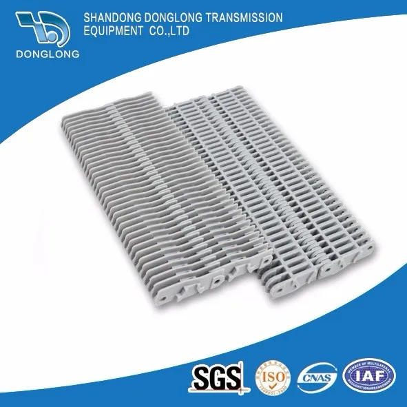 400 Series Plastic Raised Rib Modular Conveyor Belt Leaf Chain Type for Machinery Parts Application