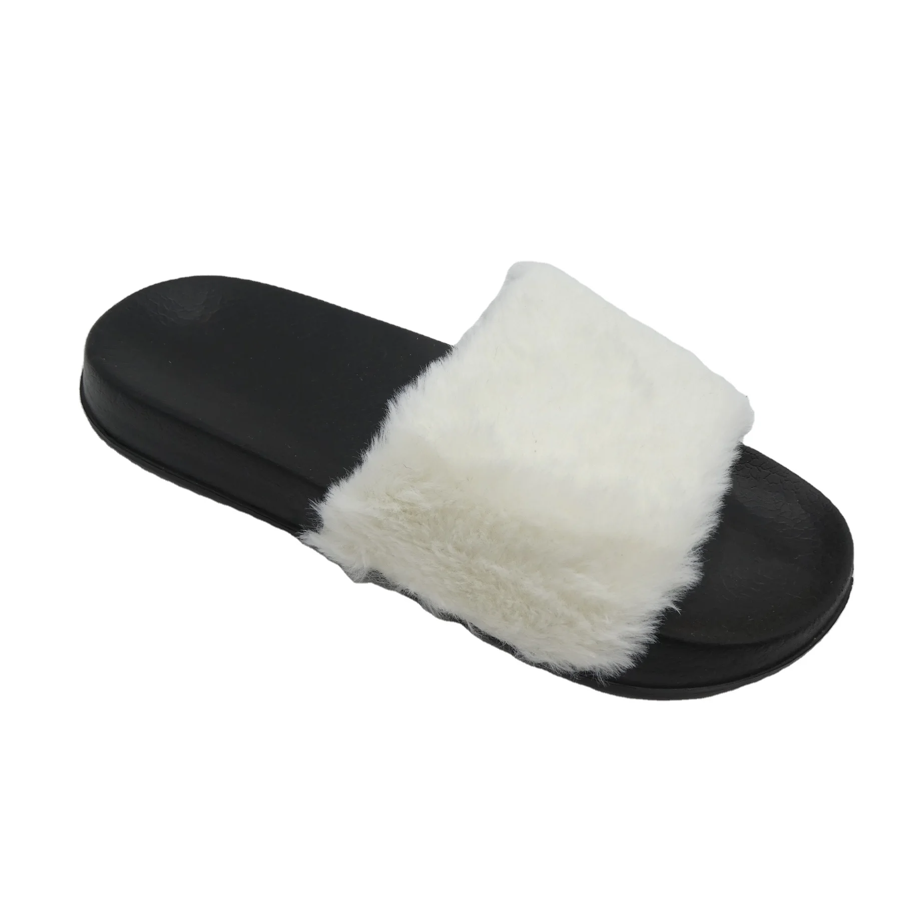 Sandalias Peludas Sandalias Con Peluche Arriba Zapatillas De Felpa