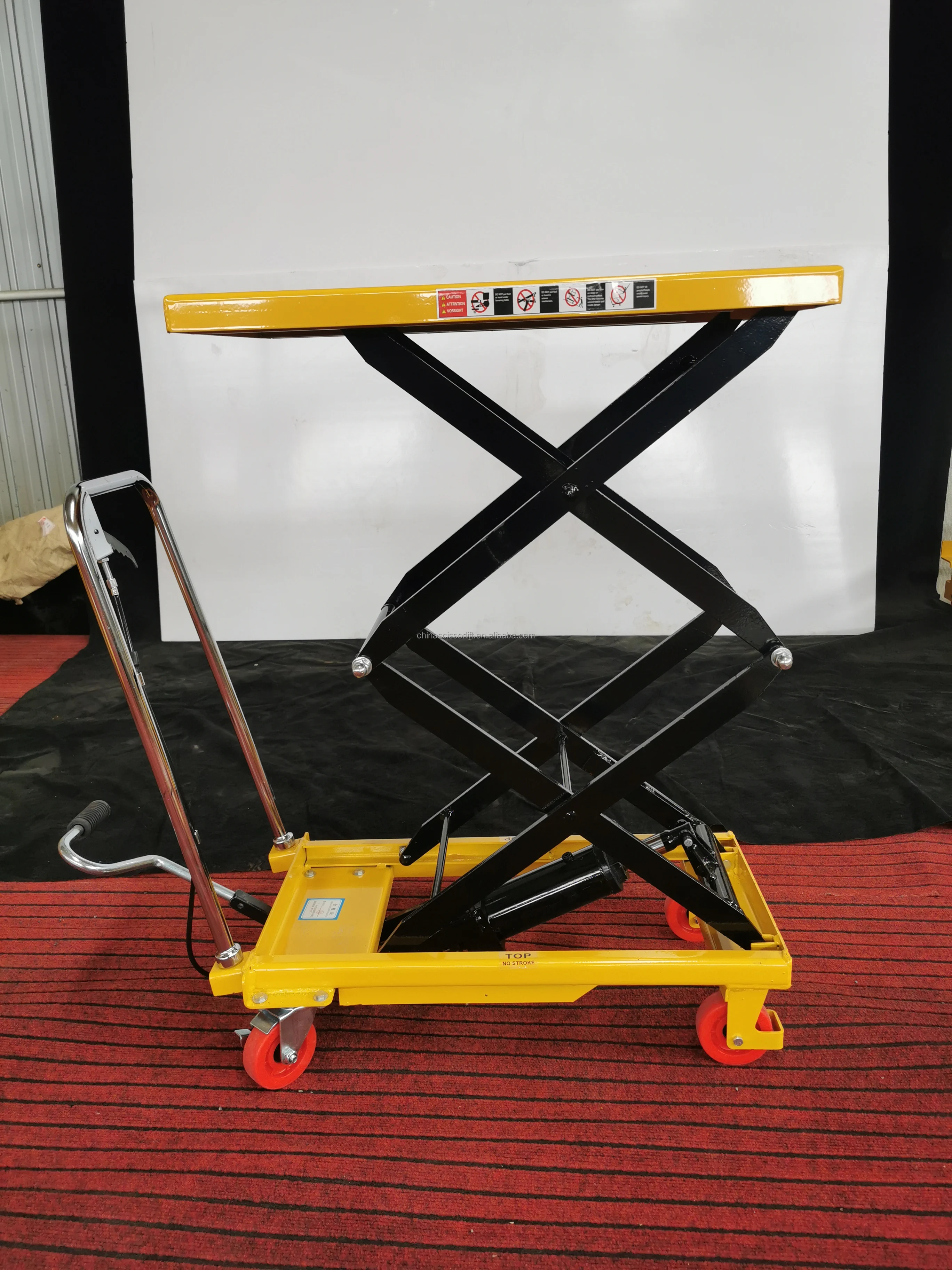 Optional Mini Tractor Hydraulic New Design Truck Small Manual Lifting Trolley