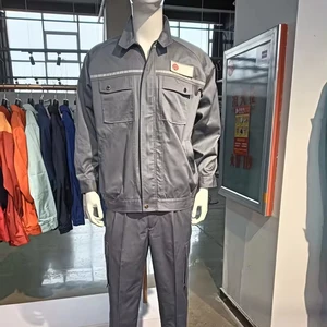 Durable Men Ladies Acid Resistant Work Clothes Safety Long Sleeve and Pant