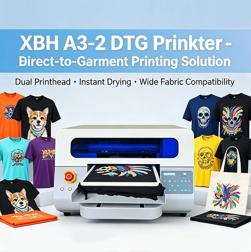 Dual Printhead DTG Printer
