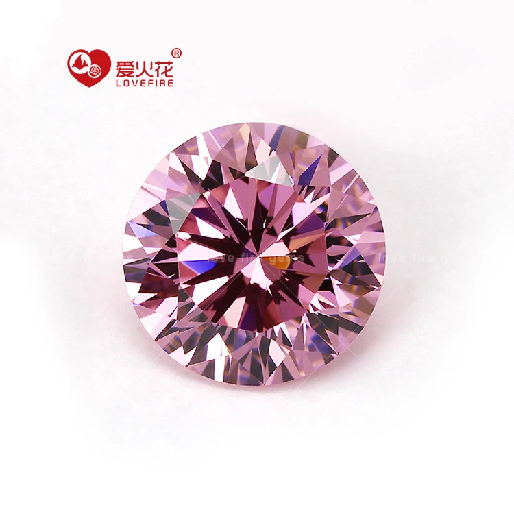 Zircons Cubiques Ronds Brillant – Coupe Cœurs & Flèches – Choix Couleur Et Taille – Neufs