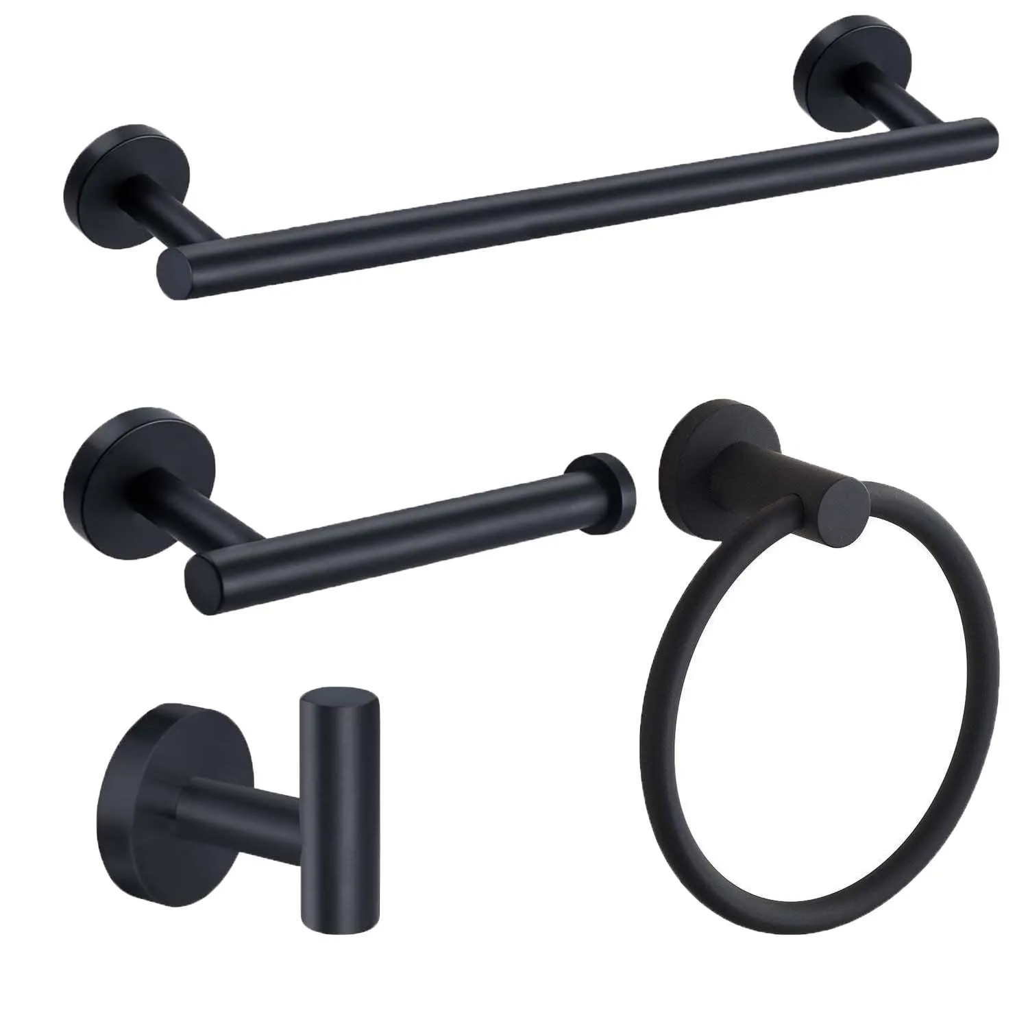 Wall Mounted Luxury Bathroom Accessories Set Towel Bar,Ring,Hook Toilet