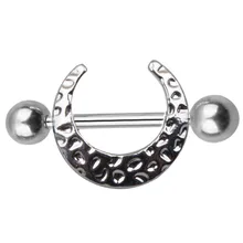Set of 20 Nickel U-Shaped Nipple Rings Fashion Stainless Steel Body Piercing Jewelry for Women for Weddings Parties Gifts