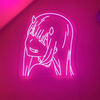 Anime character design LED neon light art wall lamp internet bar club party room  Wall Light Alien Wall Art Custom Gift