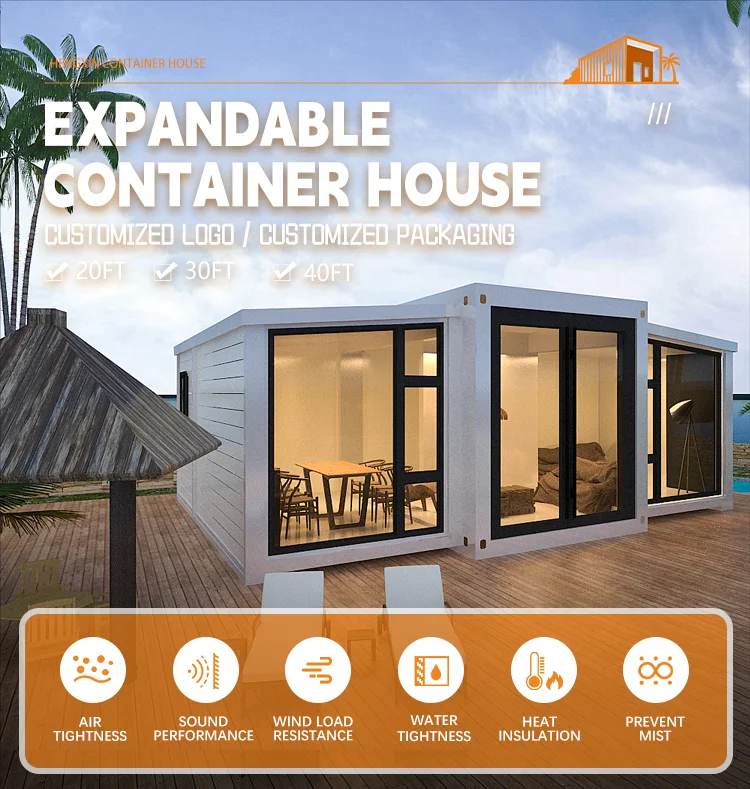 40ft Expandable Container House - Tiny Homes Ready to Ship